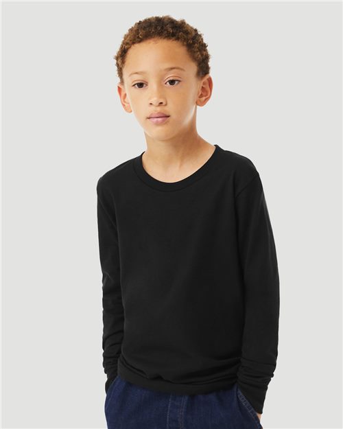 3513Y Youth Triblend Long Sleeve Tee
