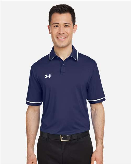 1376904 Men's Tipped Teams Performance Polo