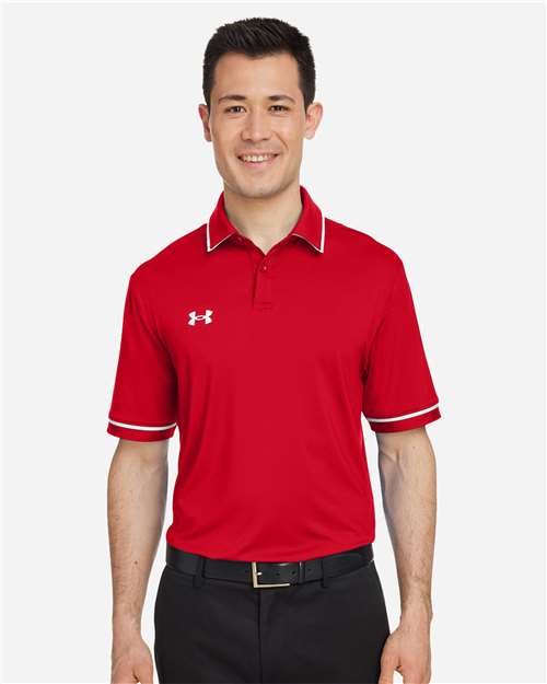 1376904 Men's Tipped Teams Performance Polo