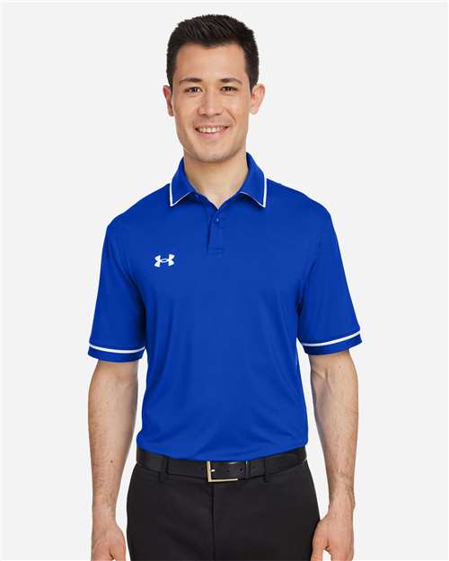 1376904 Men's Tipped Teams Performance Polo