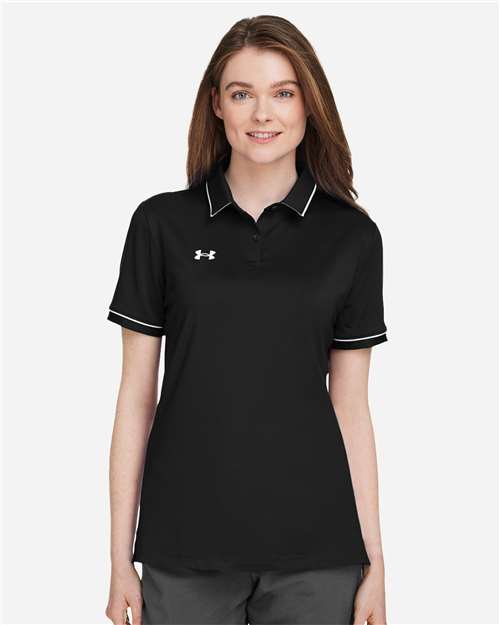 1376905 Women's Tipped Teams Performance Polo