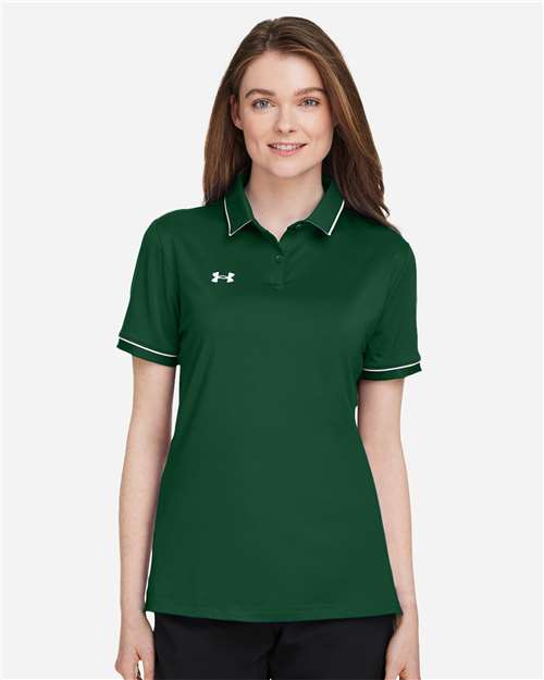 1376905 Women's Tipped Teams Performance Polo