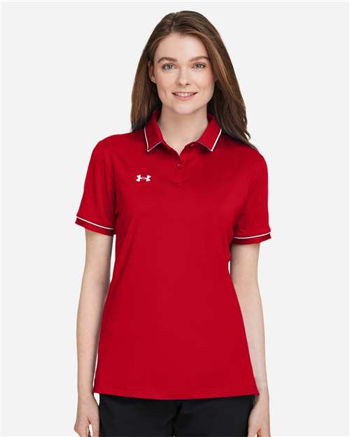 1376905 Women's Tipped Teams Performance Polo