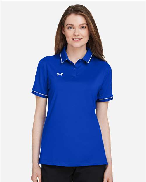 1376905 Women's Tipped Teams Performance Polo