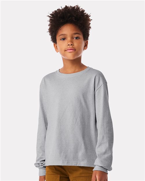 3511Y Youth 6oz. Heavyweight Long Sleeve Tee