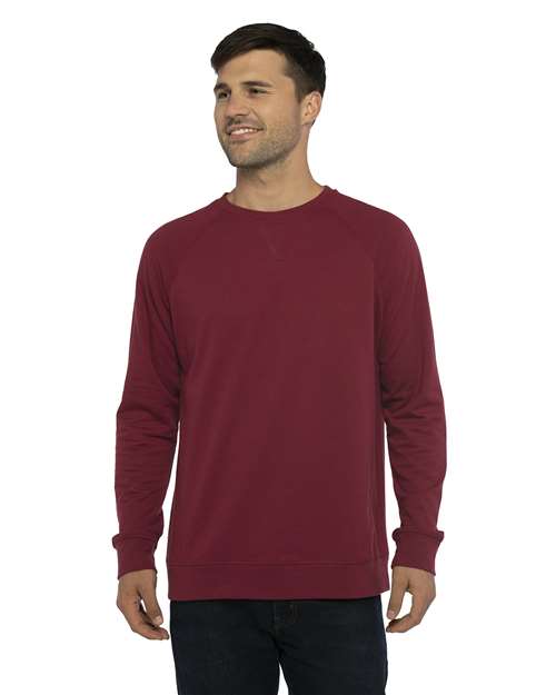 9000 Unisex Laguna Raglan Crewneck Sweatshirt