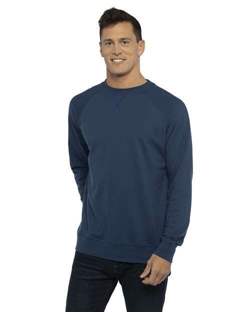 9000 Unisex Laguna Raglan Crewneck Sweatshirt