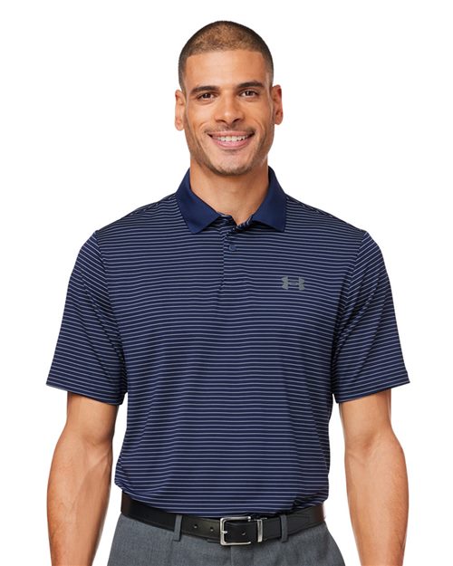 1377376 Men's 3.0 Striped Perf Polo