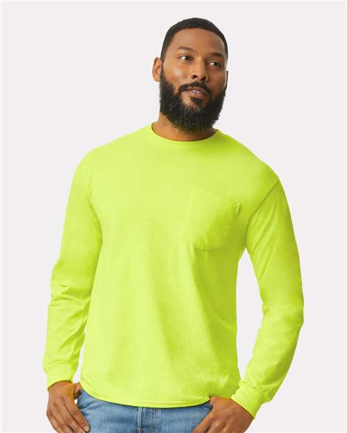 2410 Men's Ultra Cotton® Long Sleeve Pocket T-Shirt