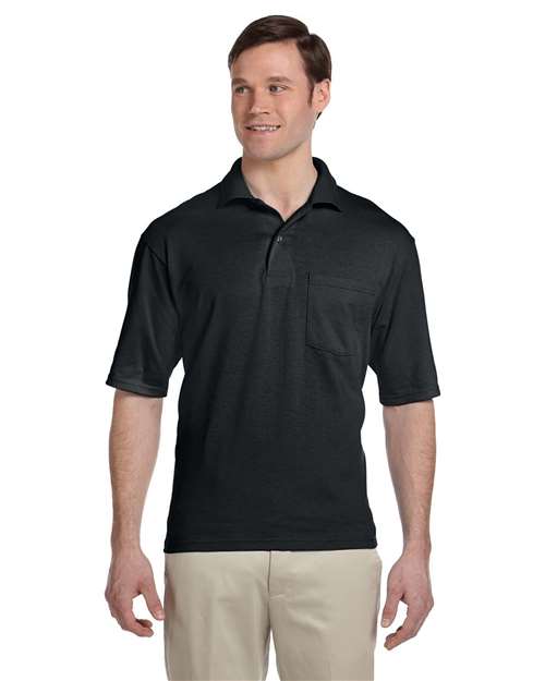 436MPR Men's SpotShield® 50/50 Polo with Pocket