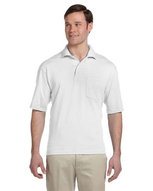 436MPR Men's SpotShield® 50/50 Polo with Pocket