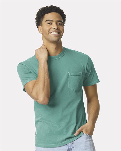 6030 Garment-Dyed Heavyweight Pocket T-Shirt