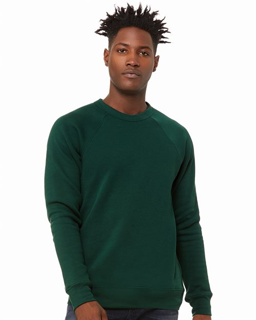 3901 Unisex Sponge Fleece Raglan Crewneck Sweatshirt