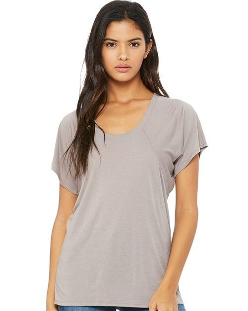 8801 Women’s Flowy Raglan Tee