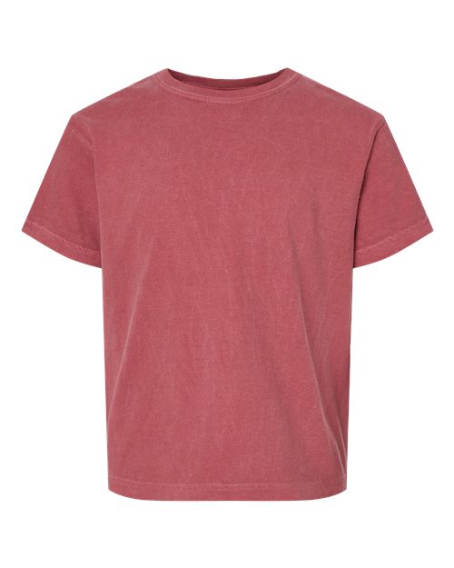 9018 Youth Garment-Dyed Heavyweight T-Shirt