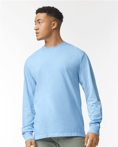 6014 Garment-Dyed Heavyweight Long Sleeve T-Shirt