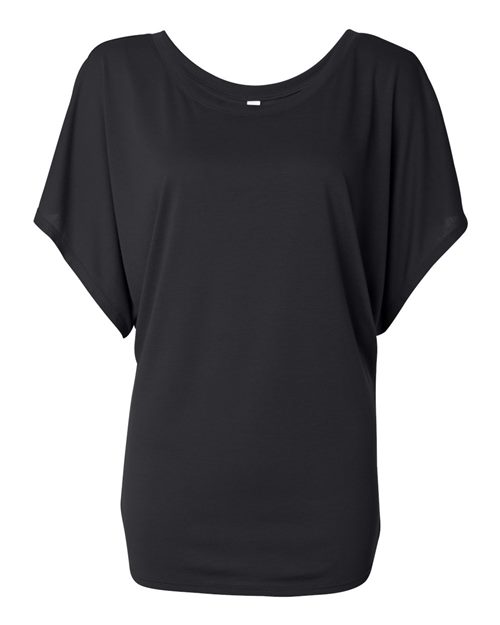 8821 Women’s Flowy Draped Dolman Tee