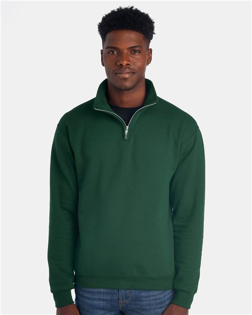 995MR Unisex Nublend® Cadet Collar Quarter-Zip Sweatshirt