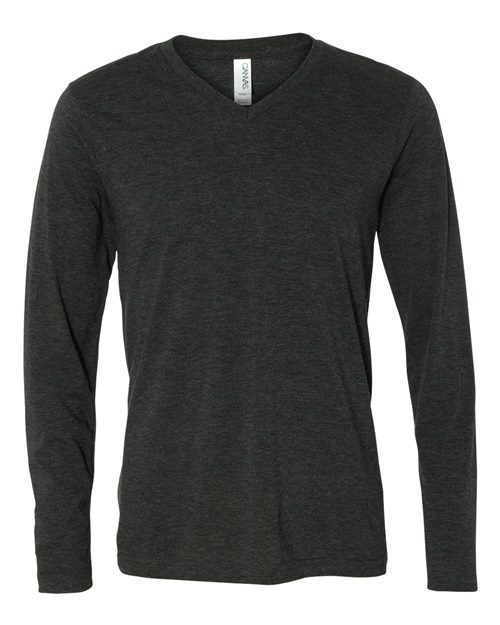 3425 Unisex Long Sleeve V-Neck Tee