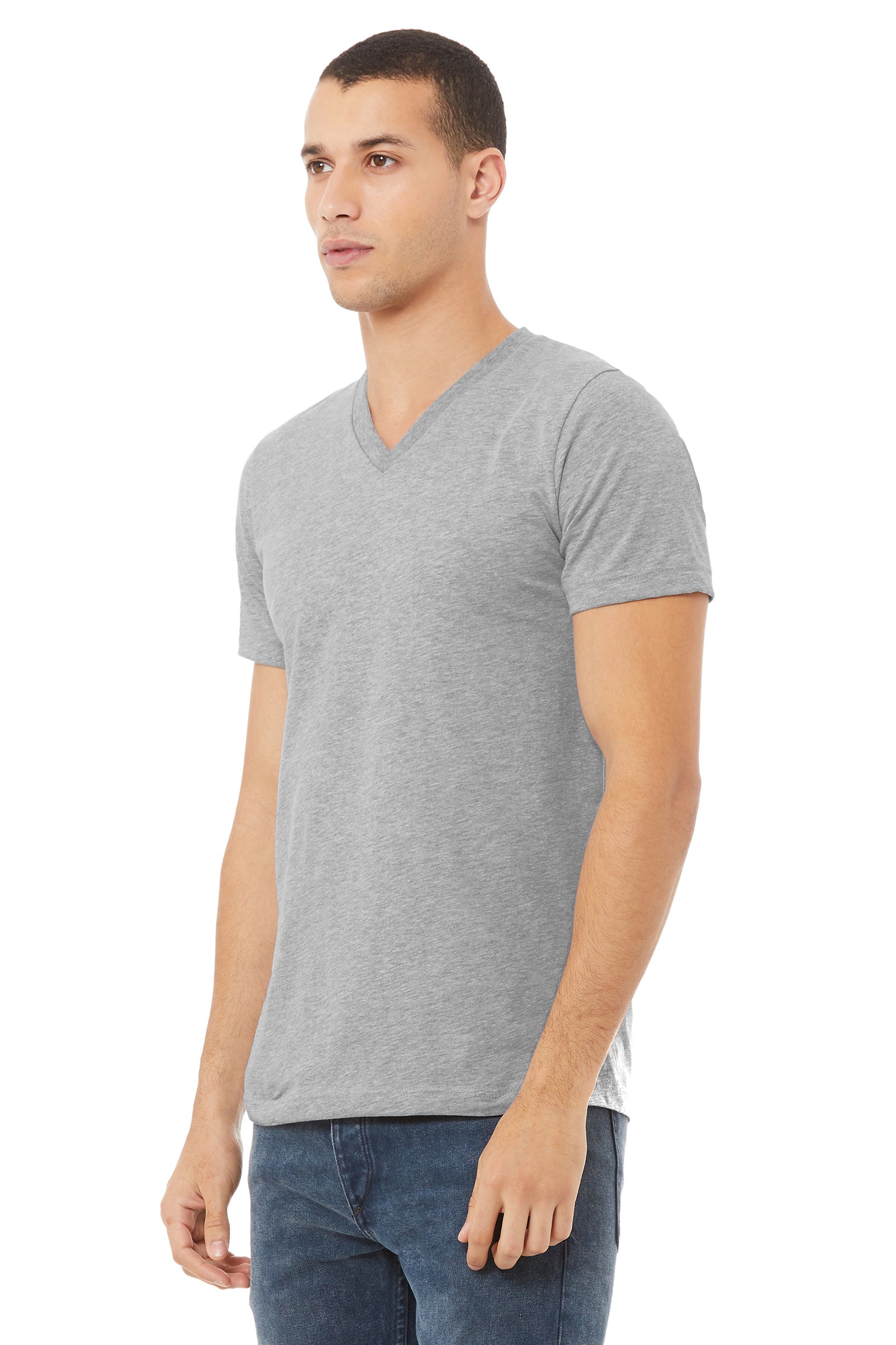 3005 Unisex Jersey V-Neck Tee