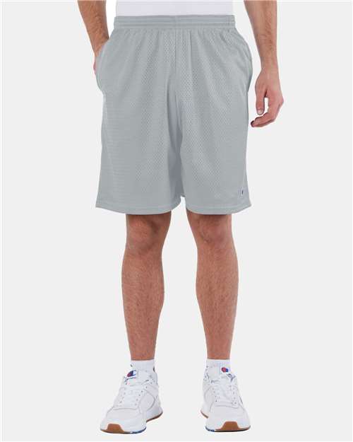 S162 Men's Polyester Mesh 9" Shorts with Pockets