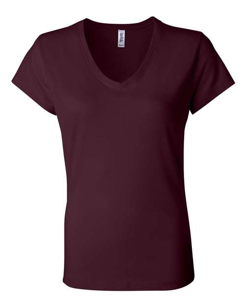 6005 Women’s Jersey V-Neck Tee