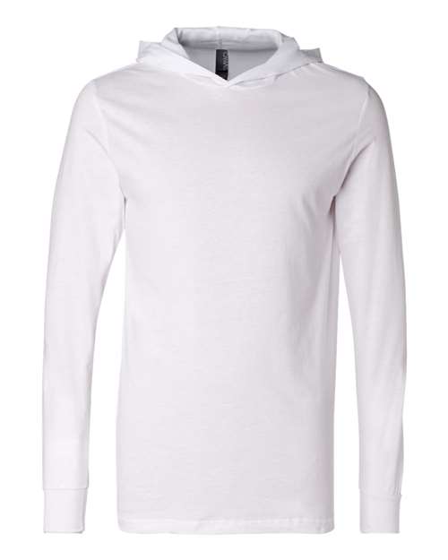 3512 Unisex Jersey Hooded Long Sleeve Tee