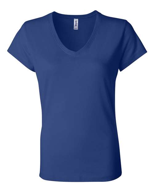 6005 Women’s Jersey V-Neck Tee