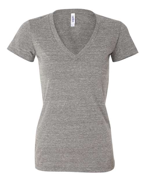 8435 Women’s Triblend Deep V-Neck Tee