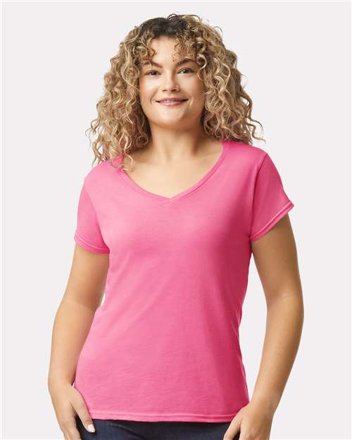 64V00L Women's Softstyle® V-Neck T-Shirt