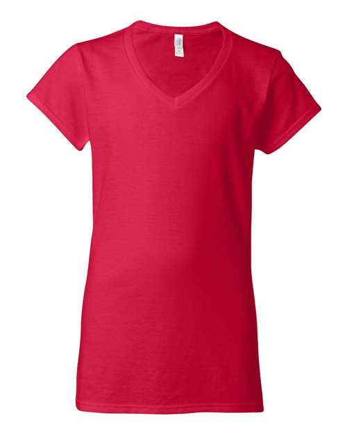 64V00L Women's Softstyle® V-Neck T-Shirt