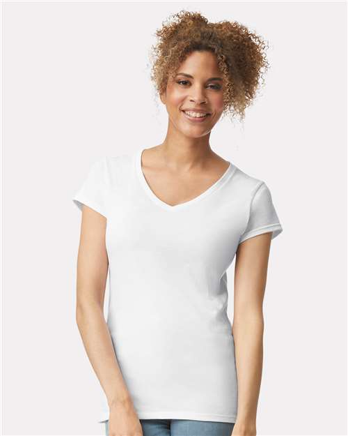 64V00L Women's Softstyle® V-Neck T-Shirt