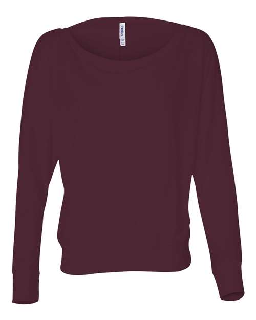 8850 Women’s Flowy Off Shoulder Long Sleeve Tee