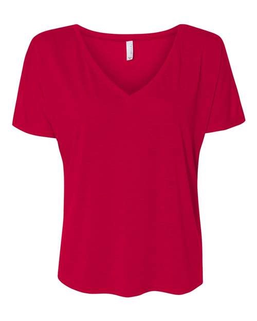8815 Women’s Slouchy V-Neck Tee