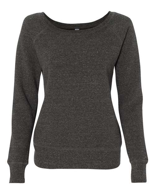 7501 Women’s Sponge Fleece Wide Neck Sweatshirt