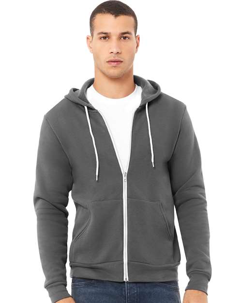 3739 Unisex Sponge Fleece Full-Zip Hoodie Sweatshirt