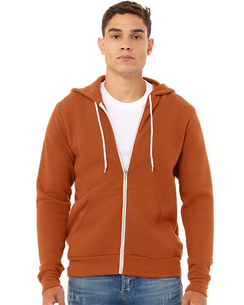 3739 Unisex Sponge Fleece Full-Zip Hoodie Sweatshirt