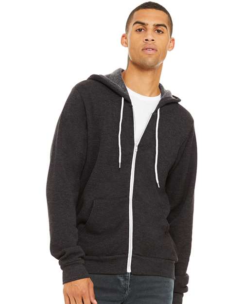 3739 Unisex Sponge Fleece Full-Zip Hoodie Sweatshirt