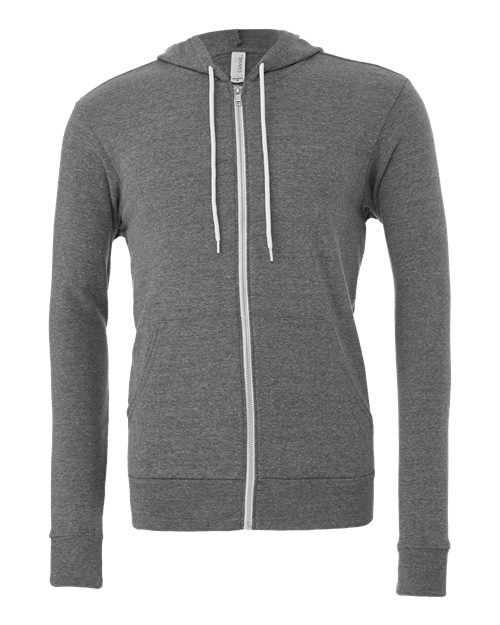 3739 Unisex Sponge Fleece Full-Zip Hoodie Sweatshirt