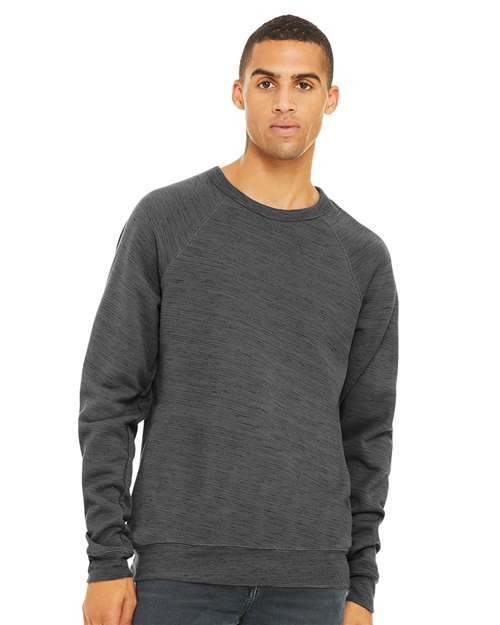 3901 Unisex Sponge Fleece Raglan Crewneck Sweatshirt