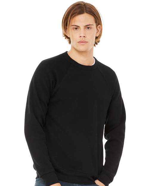 3901 Unisex Sponge Fleece Raglan Crewneck Sweatshirt