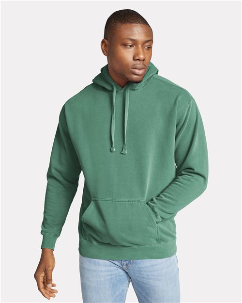 1567 Unisex Garment-Dyed Hooded Sweatshirt