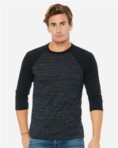 3200 Unisex Three-Quarter Sleeve Baseball Tee