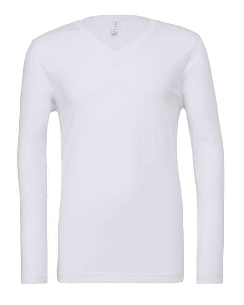 3425 Unisex Long Sleeve V-Neck Tee