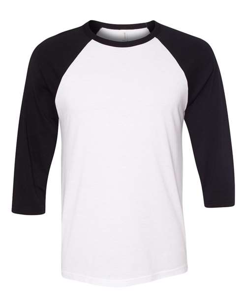 3200 Unisex Three-Quarter Sleeve Baseball Tee