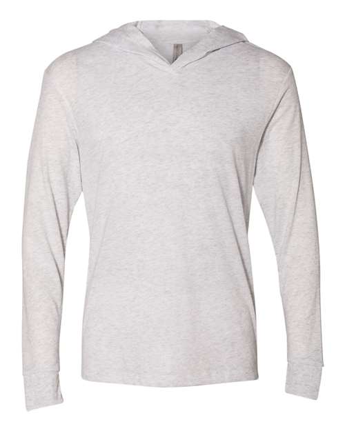 6021 Unisex Triblend Hooded Long Sleeve Pullover T-Shirt