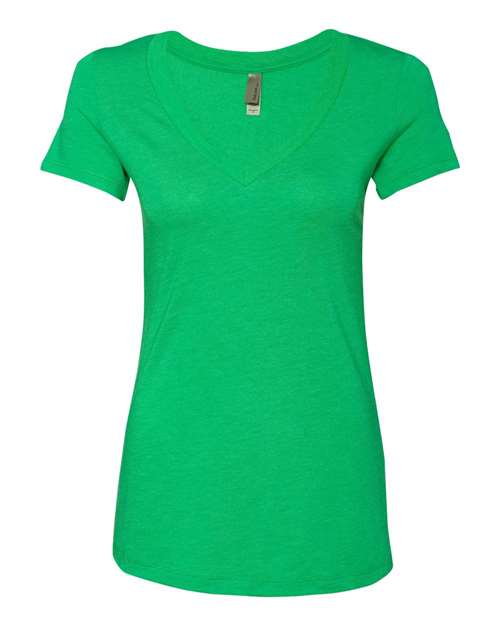 6740 Women’s Triblend Deep V-Neck T-Shirt