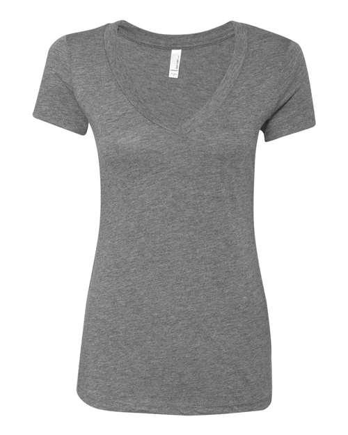 6740 Women’s Triblend Deep V-Neck T-Shirt