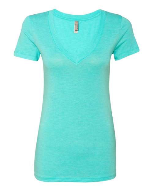 6740 Women’s Triblend Deep V-Neck T-Shirt
