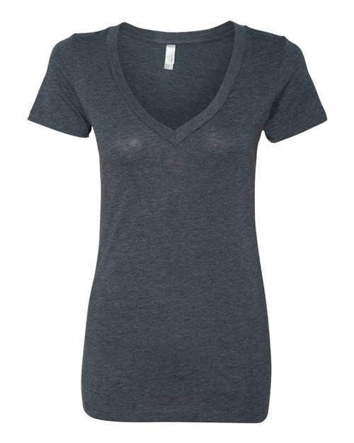 6740 Women’s Triblend Deep V-Neck T-Shirt